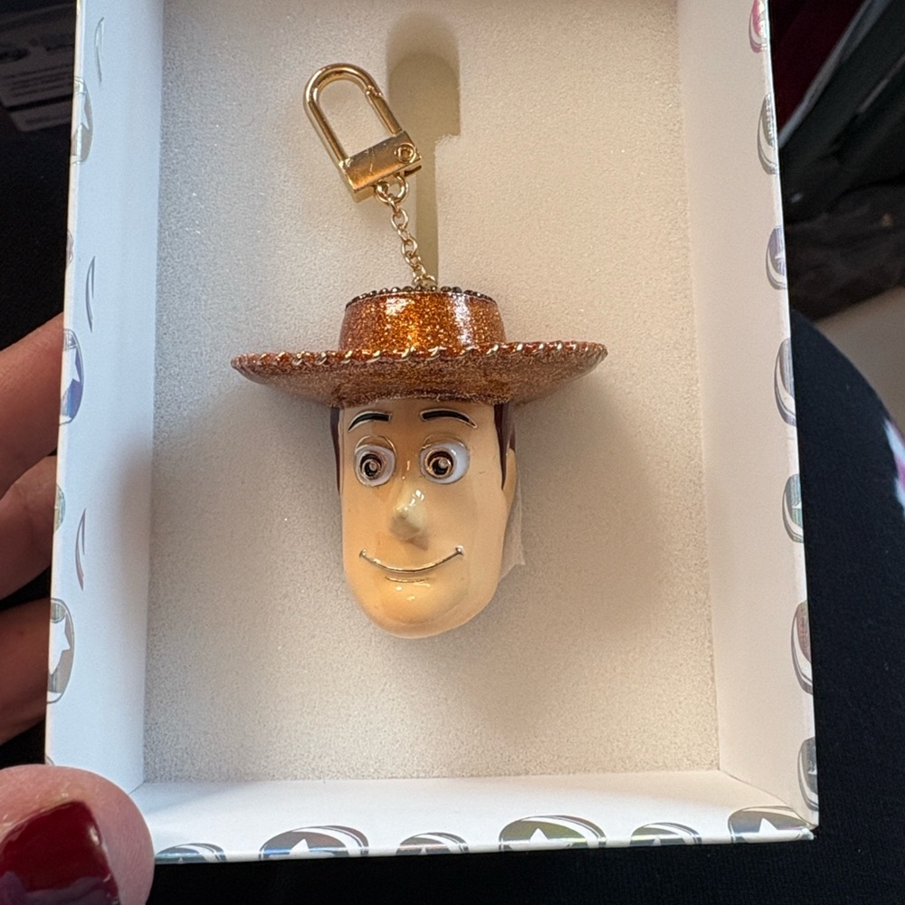 BaubleBar Disney Pixar Woody Toy Story Keychain or Bag Charm
